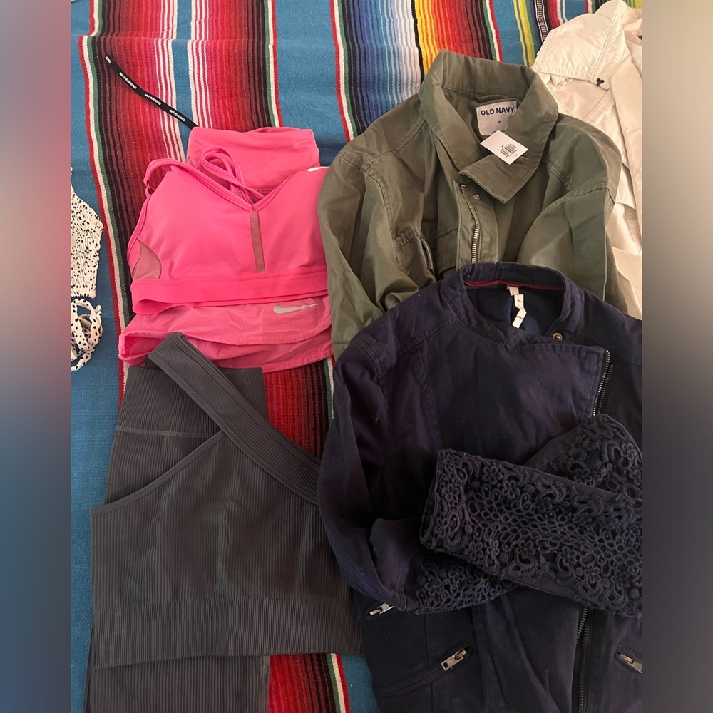 Jacket and workout bundle!